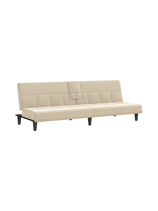 Canapea Cu Trei Locuri Pat Ecru 200x89x70cm