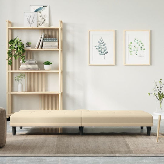Canapea Cu Trei Locuri Pat Ecru 200x89x70cm