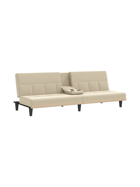 Canapea Cu Trei Locuri Pat Ecru 200x89x70cm
