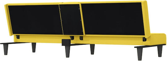 Dreisitzer Sofa Bett Gelber 200x89x70cm