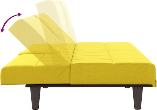 Dreisitzer Sofa Bett Gelber 200x89x70cm