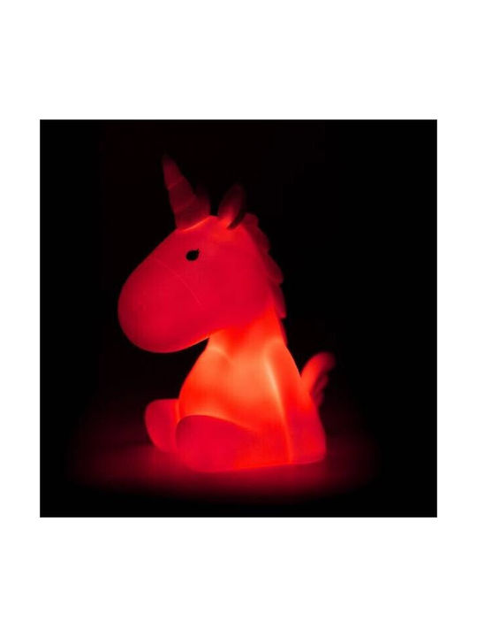 Dhink Lămpi De Veghe Pentru Copii Led Unicorn La Rețea Albastru