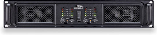 Helvia ZEUS 604X Τελικός Ενισχυτής PA 4.0 Καναλιών με Σύστημα Ψύξης