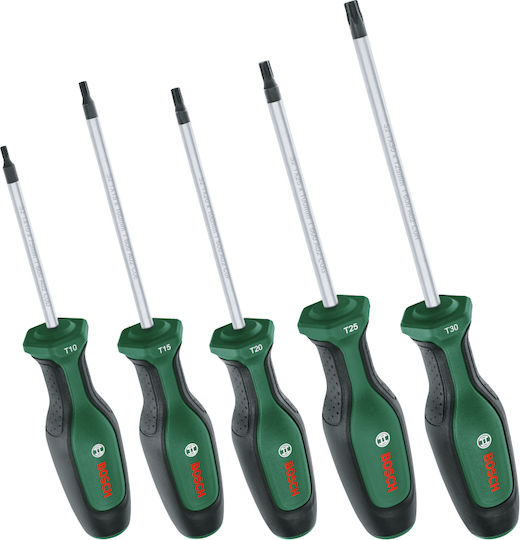 Bosch Σετ 5 Κατσαβίδια με 5 Εναλλασσόμενες Μύτες