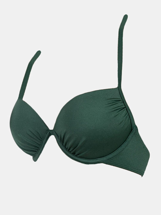 Rock Club BP-2279 Bikini Sutien cu umplutură Verde BP2279.barbie