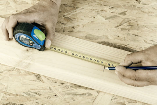 Högert Högert Tape Measure with Auto-Rewind 25mm x 5m