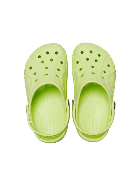 Crocs Παιδικά Σαμπό Θαλάσσης Πράσινα