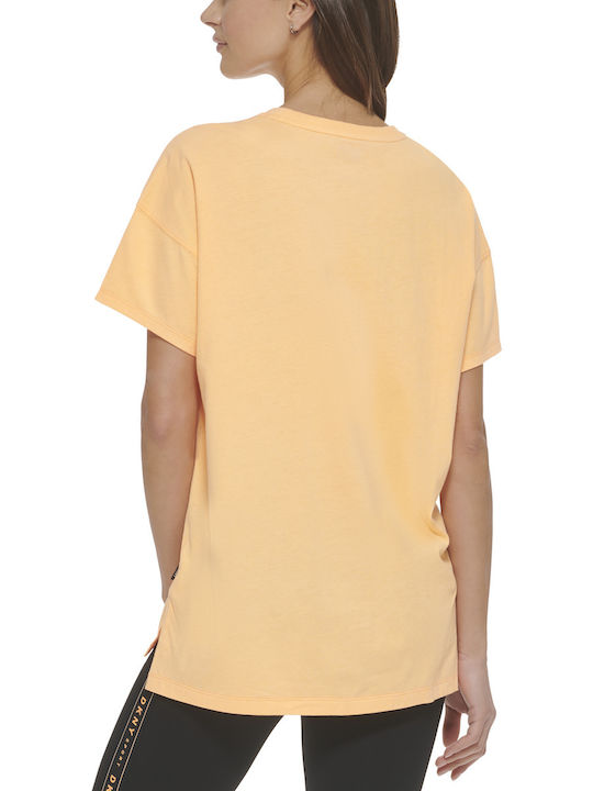 DKNY Damen Sommer Bluse Kurzärmelig Clementine