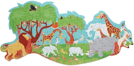 Kids Puzzle Safari 60pcs Scratch Europe