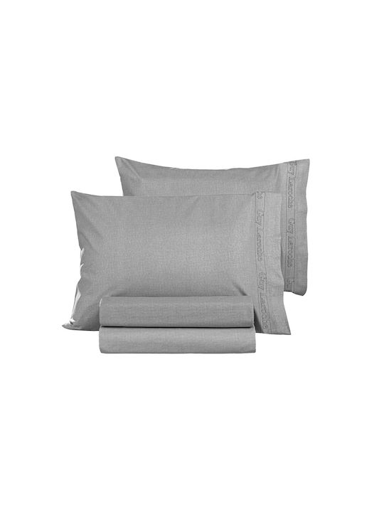 Guy Laroche Bettbezug Baumwolle Übergröße 225x245 Color Plus Silver