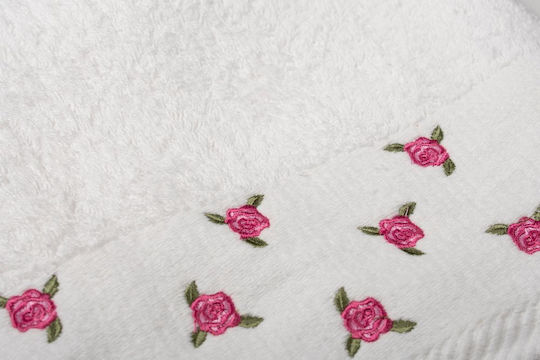 Dimcol Bath Towel Set 3pcs White Weight 450gr/m²