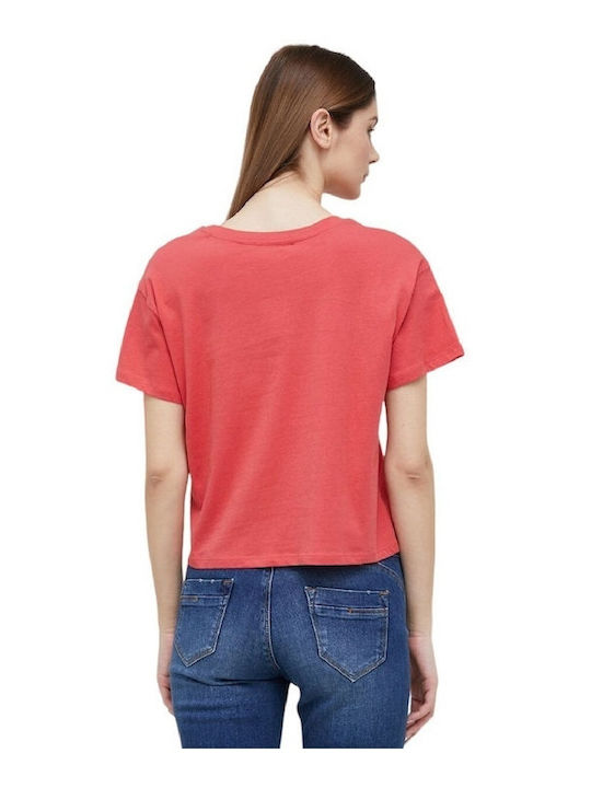 Pepe Jeans Feminin Tricou Roșu