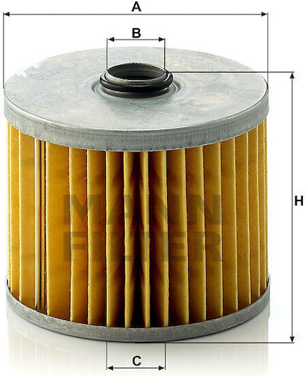 Mann Filter Φίλτρο Πετρελαίου Αυτοκινήτου για Volvo BUS B700 P923/1X