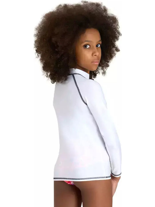 Arena Kids Swimwear Rashguard White