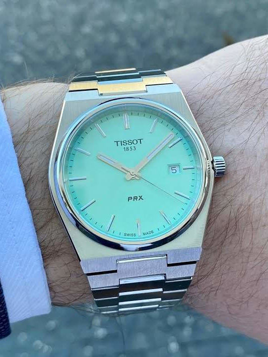 Tissot T-Classic PRX Men's Watch 40mm Battery with Silver Metal Bracelet