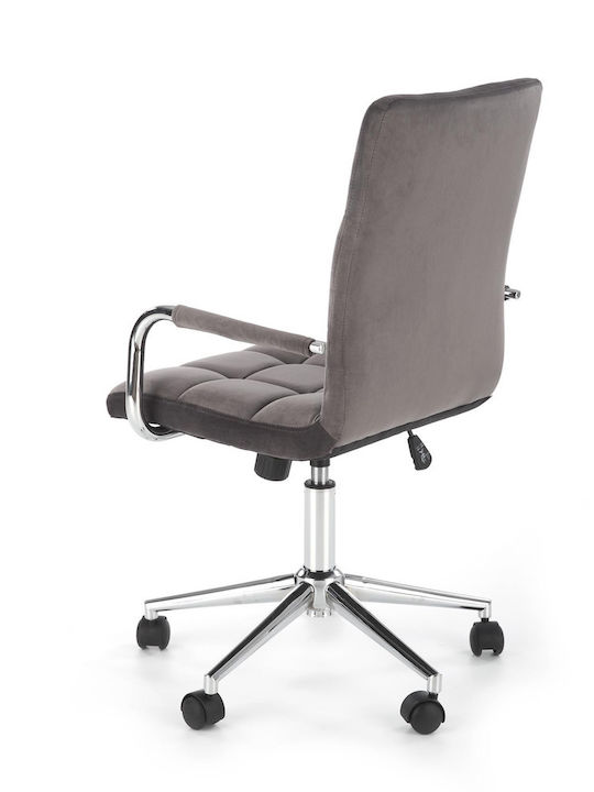 Desk Chair Gonzo 4 with Armrests Gray 60x53x105cm