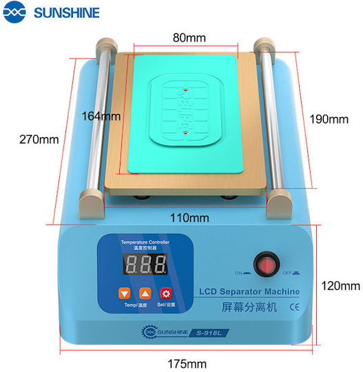 Sunshine S-918L Screen Disassembler Tool for Phone Repair