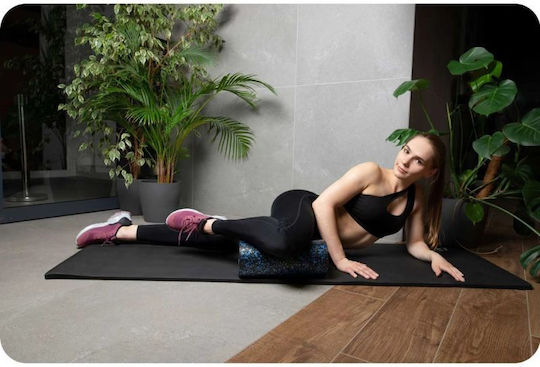 NEO Sport Exercise Mat Black with Carry Strap (183x60x1.5cm)