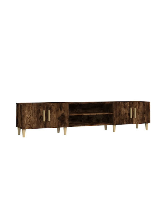 TV Stand Wooden Smoky Oak L180xW31.5xH40cm