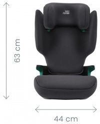Britax Romer Discovery Plus Καθισματάκι Αυτοκινήτου High-back Booster i-Size με Isofix Space Black 15-36 kg