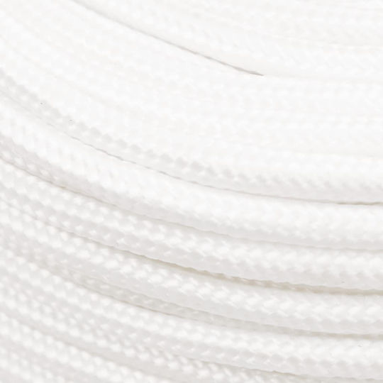 vidaXL Σχοινί Πλεκτό 8mm 25m από Πολυπροπυλένιο Λευκό