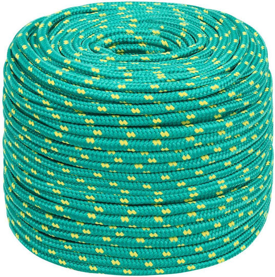 vidaXL Rope Knitted 6mm Green
