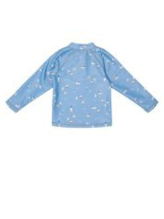 Little Dutch Kinder Badeanzug UV-Schutz (UV) Langarm-Shirt Blau