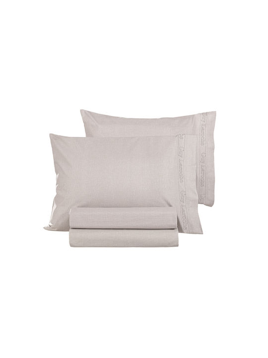 Guy Laroche Bettlaken Doppelter 200x265cm. Color Plus Perla