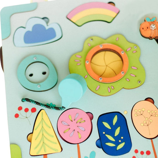 Eli Neli Activity Cube Activity Cube made of Wood with Lights for 24++ Months