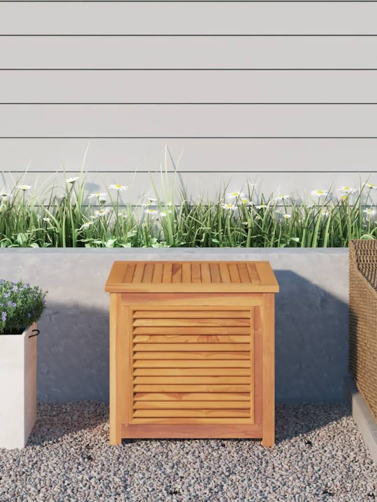 vidaXL Wooden Outdoor Storage Box Brown 60x50x58cm