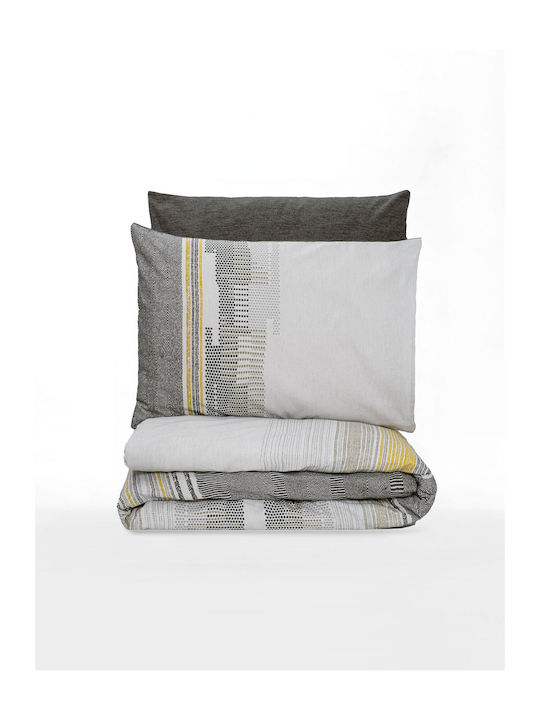 Madi Stukke Σετ Κουβερλί Υπέρδιπλο Βαμβακερό 220x240cm 3τμχ