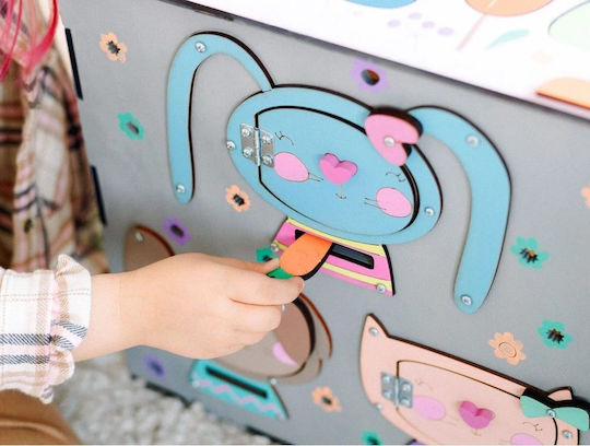 Eli Neli Activity Cube Activity Cube with Led made of Wood with Lights for 24++ Months