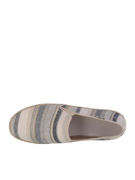 Serene Lines Women's Fabric Espadrilles Beige
