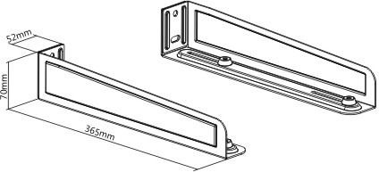 Gembird Universal Heavy Duty Steel VESA Adapter WM-U35-01-W