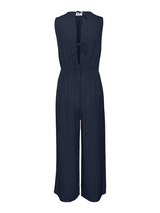 Vero Moda Damen Ärmellos Einteiler Anzug Blau