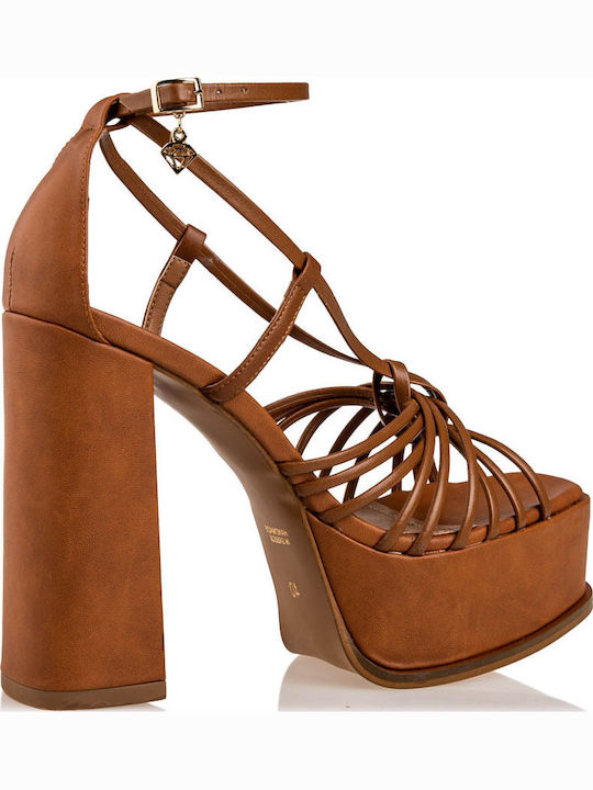 Sandals Tabac Brown