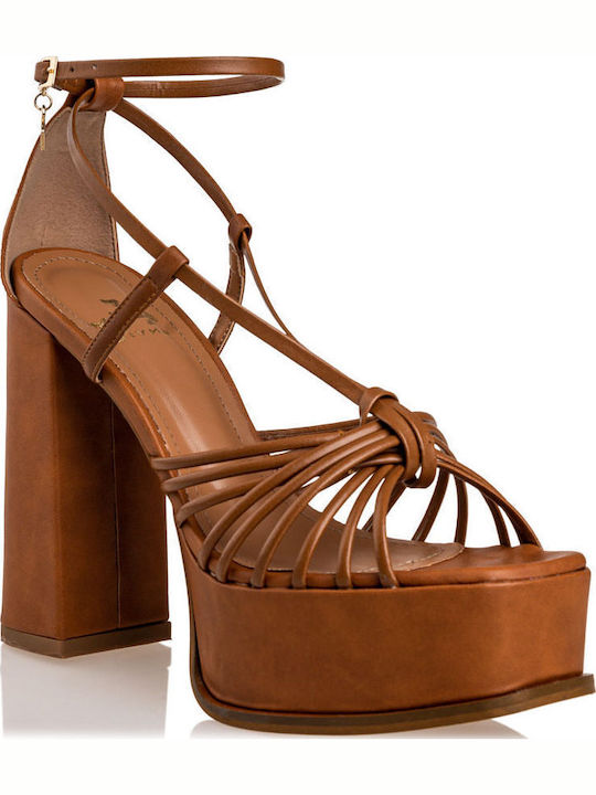 Sandals Tabac Brown