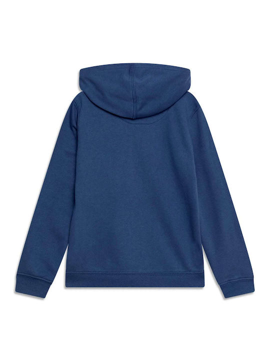 Levi's Boys Hooded Sweatshirt with Zipper Navy Blue