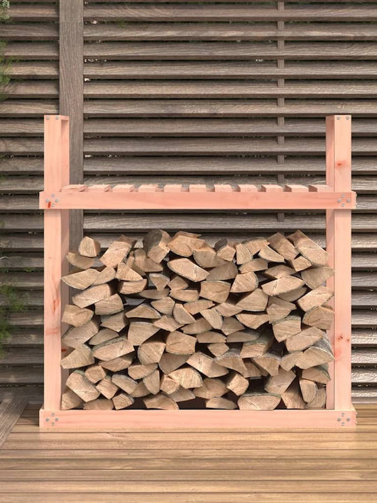 vidaXL Hölzernes Box Holzlagerung 110x35x108.5cm Braun