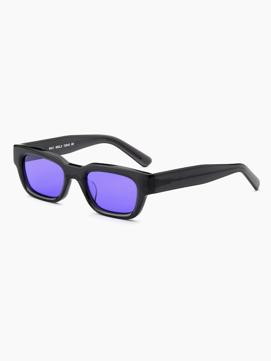 Akila Zed Sunglasses Μαύρα with Acetate Frame & Purple Lens Akila Zed Sunglasses Μαύρα with Acetate Frame & Purple Lens
