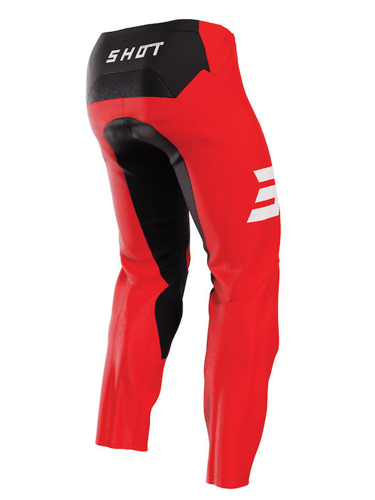 Shot Mx Escape Men's Summer Motocross Pants Red