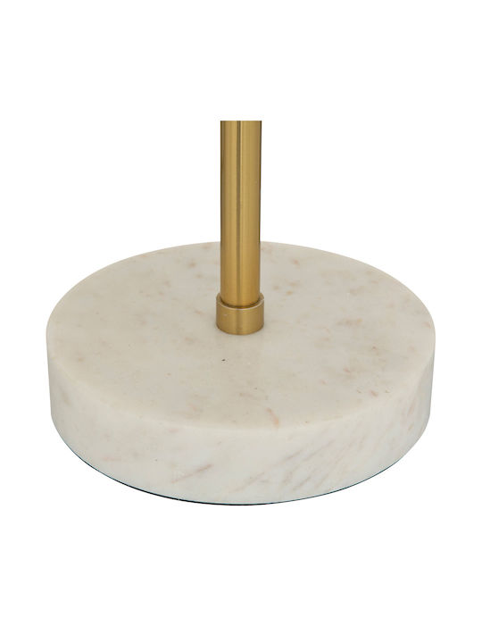 Atmosphera Lilio Metal Table Lamp for E27 Fitting with Gold Shade and Base