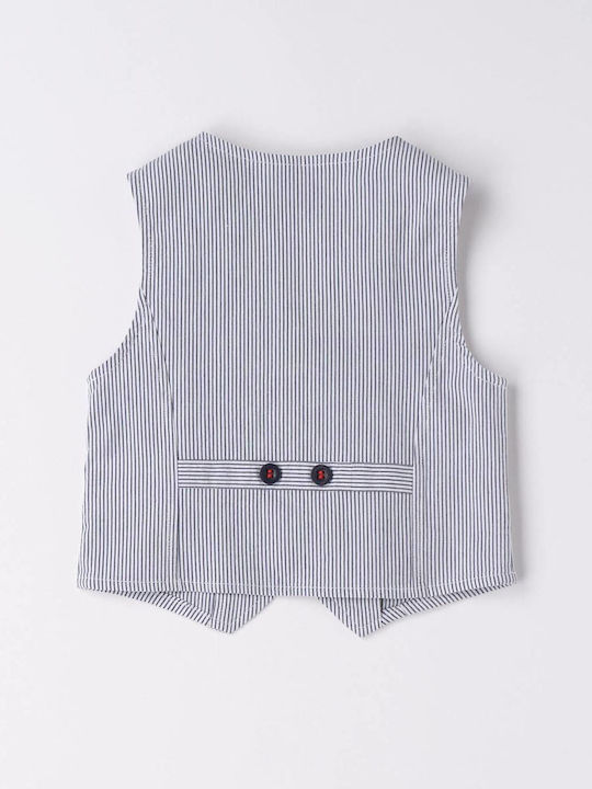 iDO Boys Vest with Buttons Gray