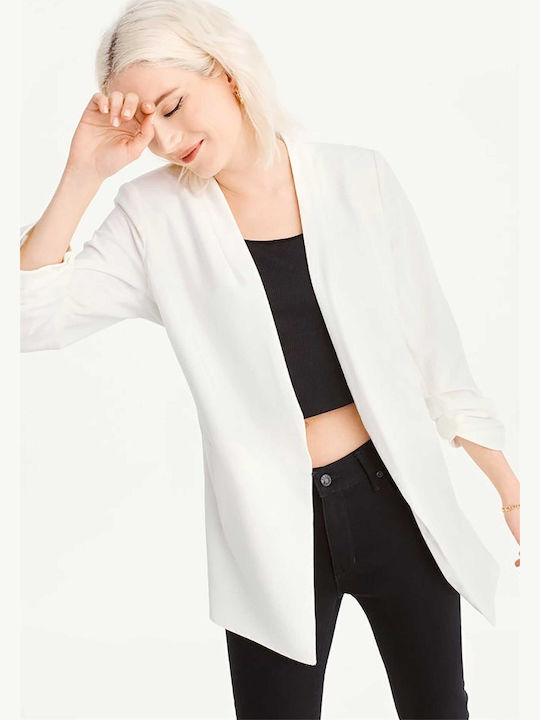 DKNY Long Women's Blazer White