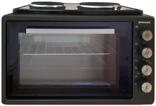 Snaige SN 4237HP BL Ηλεκτρικό Φουρνάκι 37lt με 2 Εστίες