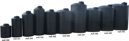 Bakoplast Vertical Cylindrical Plastic Storage Tank 6000lt for Water / Petroleum / Oil White