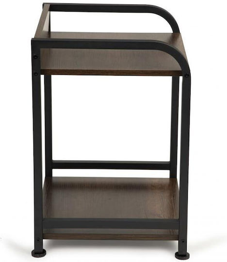 Κομοδίνο Ξύλινο Καφέ 44x37x40.5cm