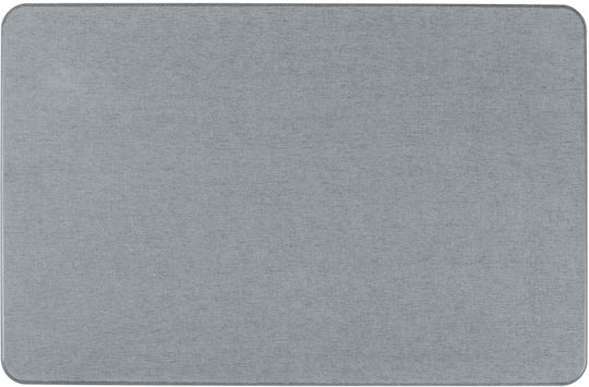 Wenko Rutschfest Badematte Synthetisch,Polyester/Cotton/Leather Rechteckig Simi 24936100 Grey 60x39cm
