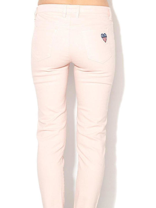 Women's trousers LOVE MOSCHINO Pink WQ38780S2622-DU2