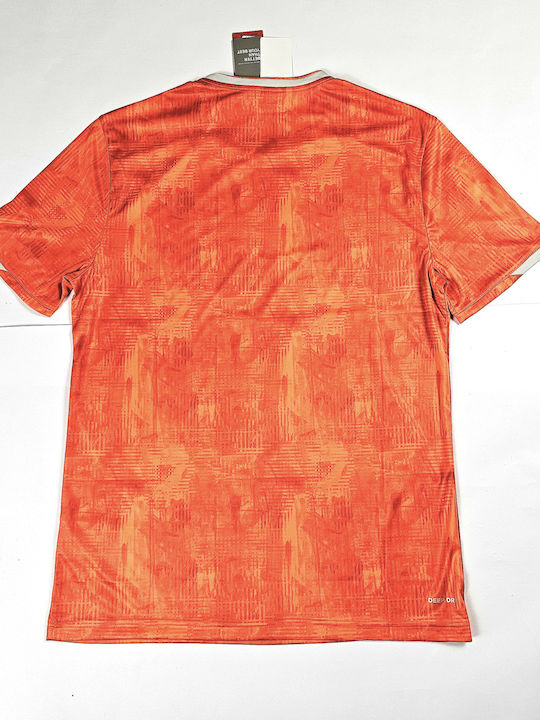 Lotto Men's T-Shirt Stamped Orange